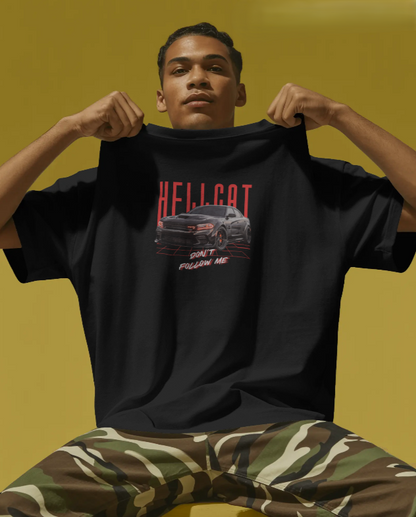 Hellcat Custom Tee — "Don't Follow Me" Edition🪬