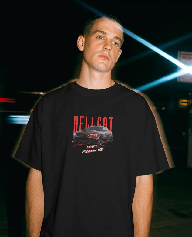 Hellcat Custom Tee — "Don't Follow Me" Edition🪬