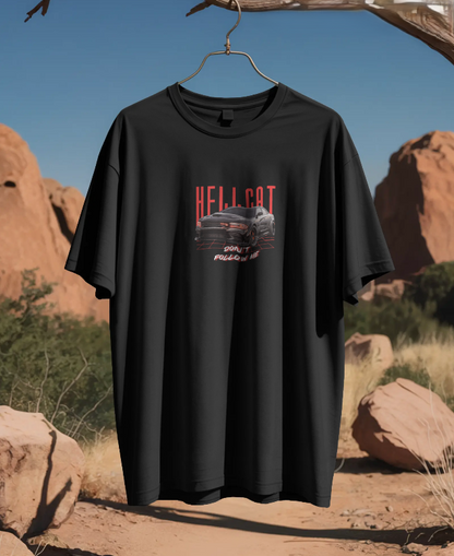 Hellcat Custom Tee — "Don't Follow Me" Edition🪬