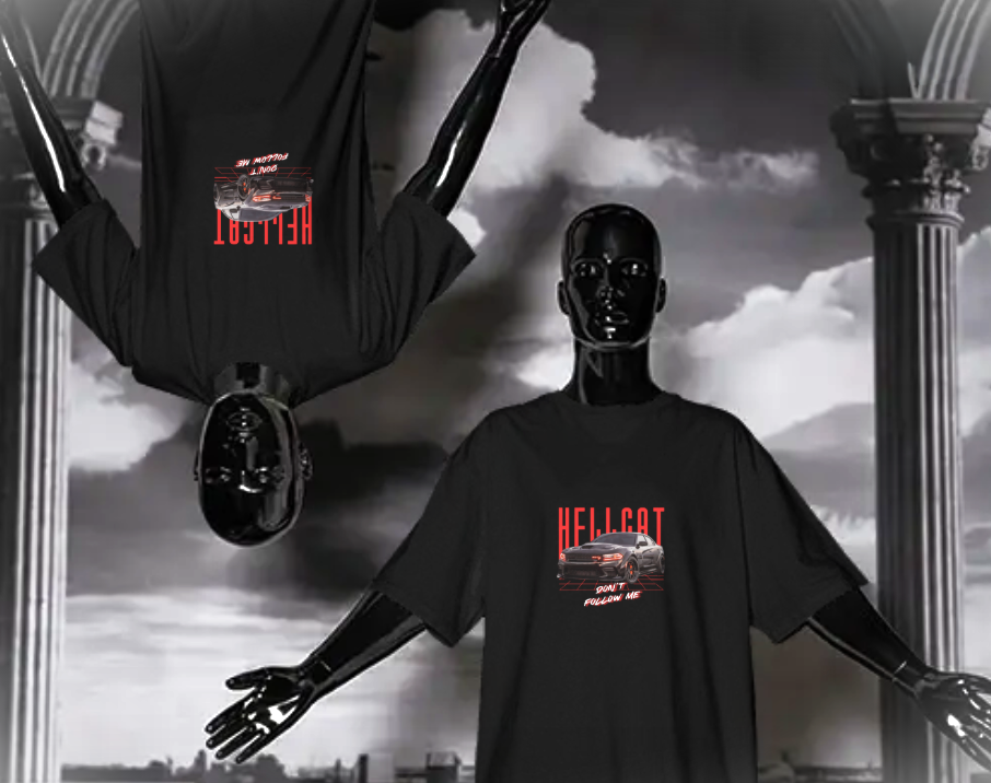 Hellcat Custom Tee — "Don't Follow Me" Edition🪬